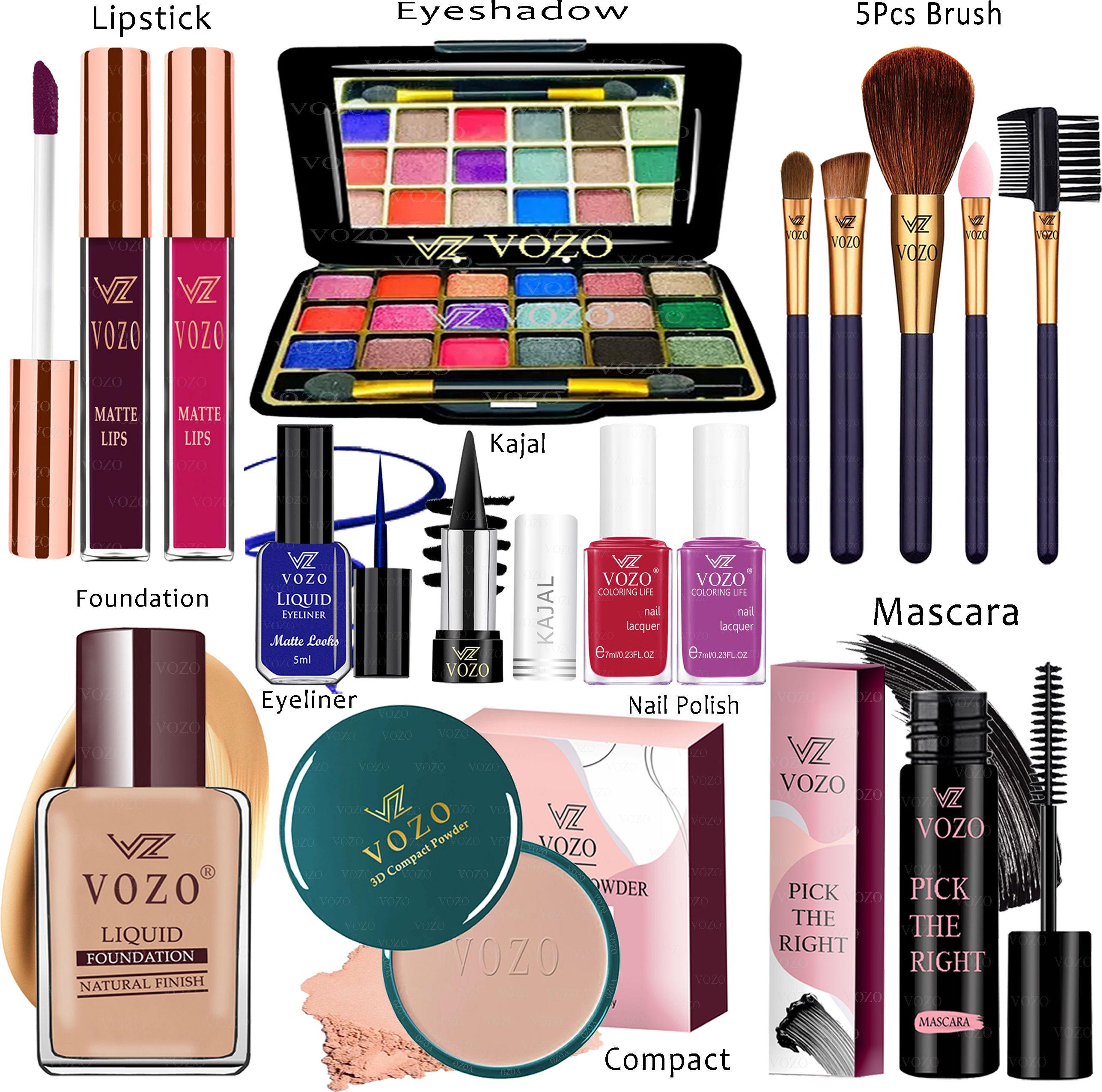Makeup Kit Sets One-stop Beauty Package for Beginners and Professionals KT-122-image-40