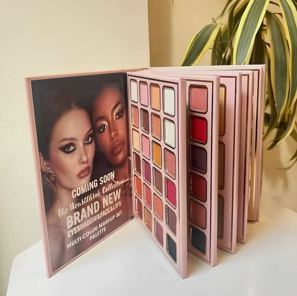 5-in-1 Makeup Palette For Face, Eyes & Lips | Contour, Blush, Highlighter-image-2