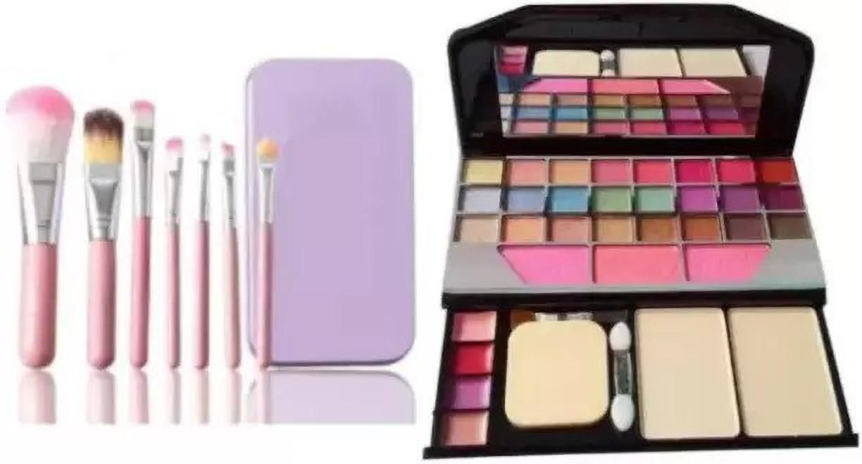 zovly Set of 7 Makeup Brushes with Storage Box & Makeup kit 6155-picture-21