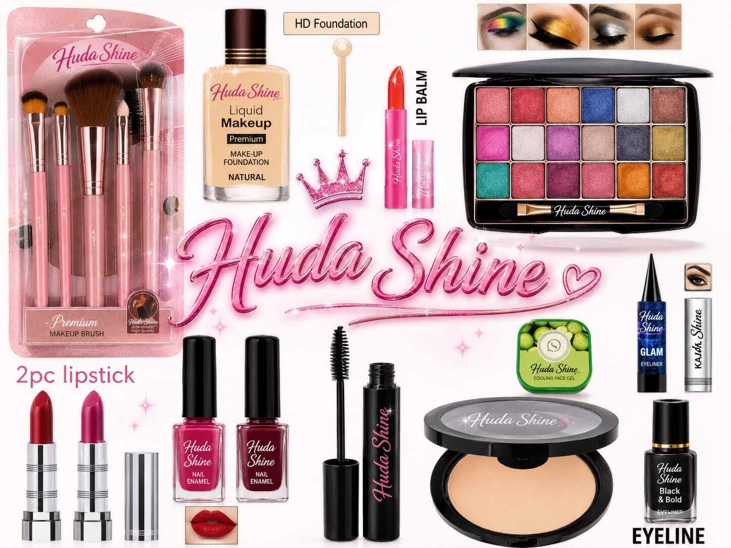 makeup kit combo eyeshadow makeup brushes lipstick lipstick-image-36