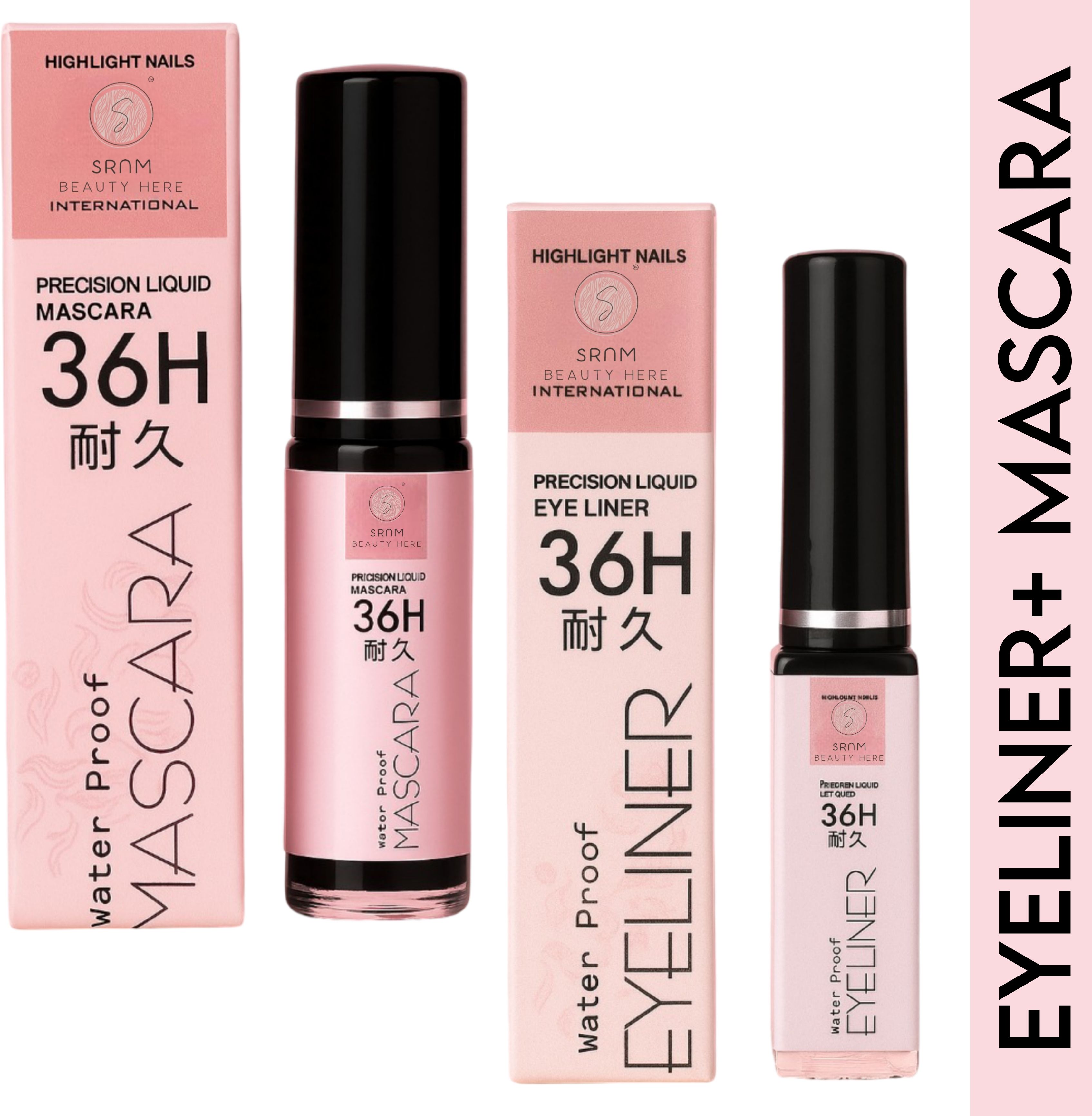 Waterproof Liquid Eyeliner & Mascara Combo