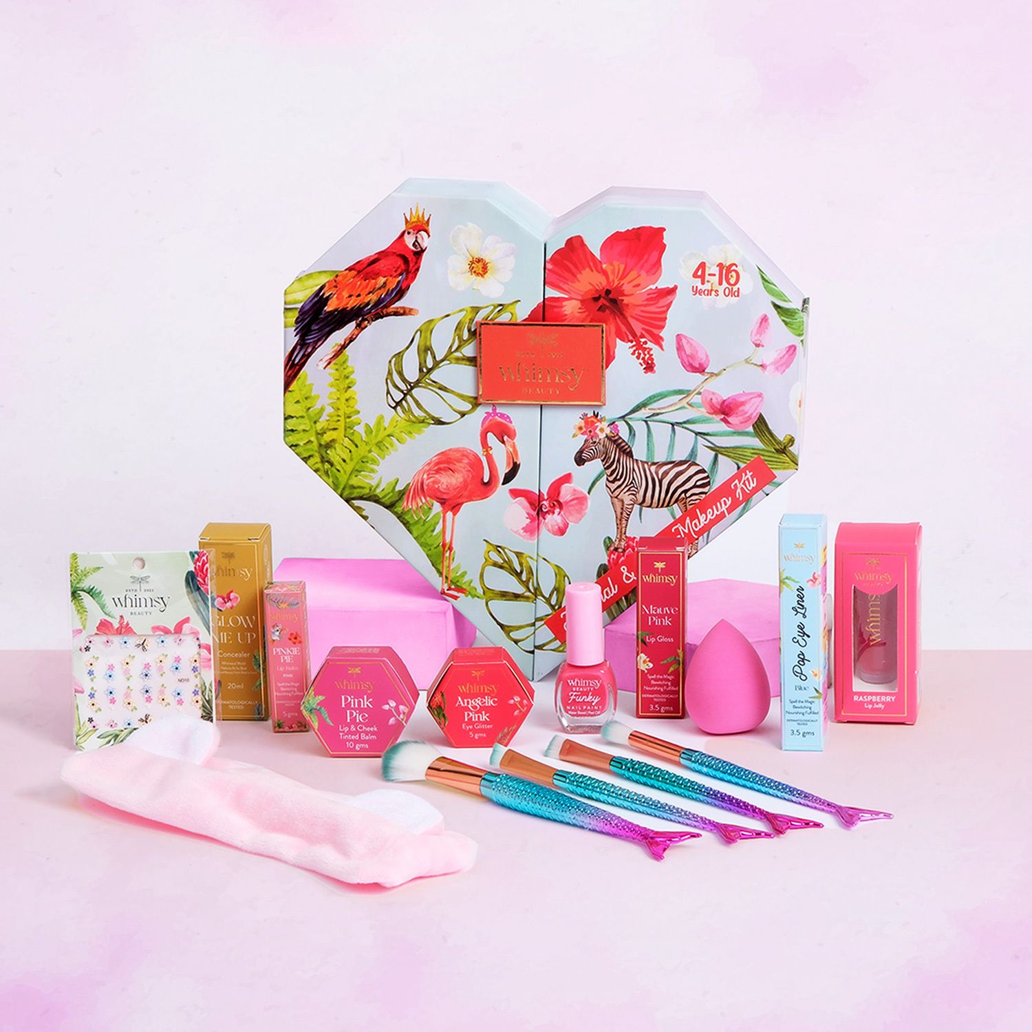 Kids Make Up Beauty Kit for Girls | Lip Tint, Nail Paint, Makeup Brushes & More-image-23