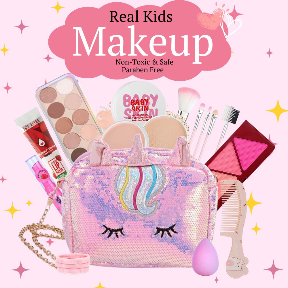linivya Kids Real Makeup Kit for Girls & Teens | 18-Piece-picture-28