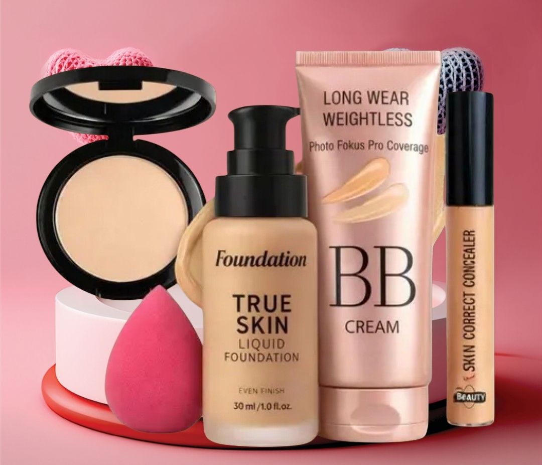 huge leaf NEW TRENDY FACE FOUNDATION MAKEUP COMBO6-picture-17