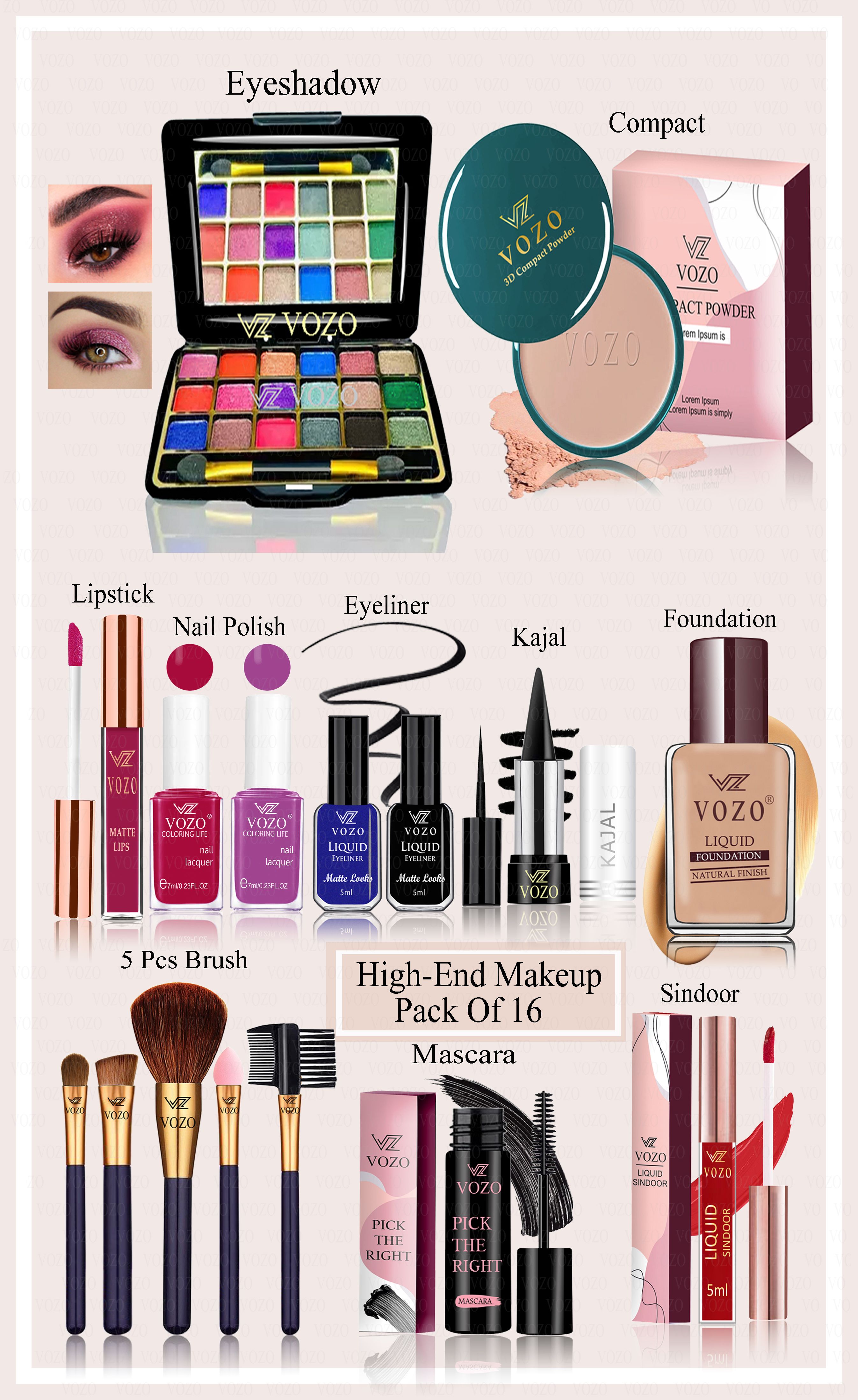 Makeup Kit Sets One-stop Beauty Package for Beginners and Professionals