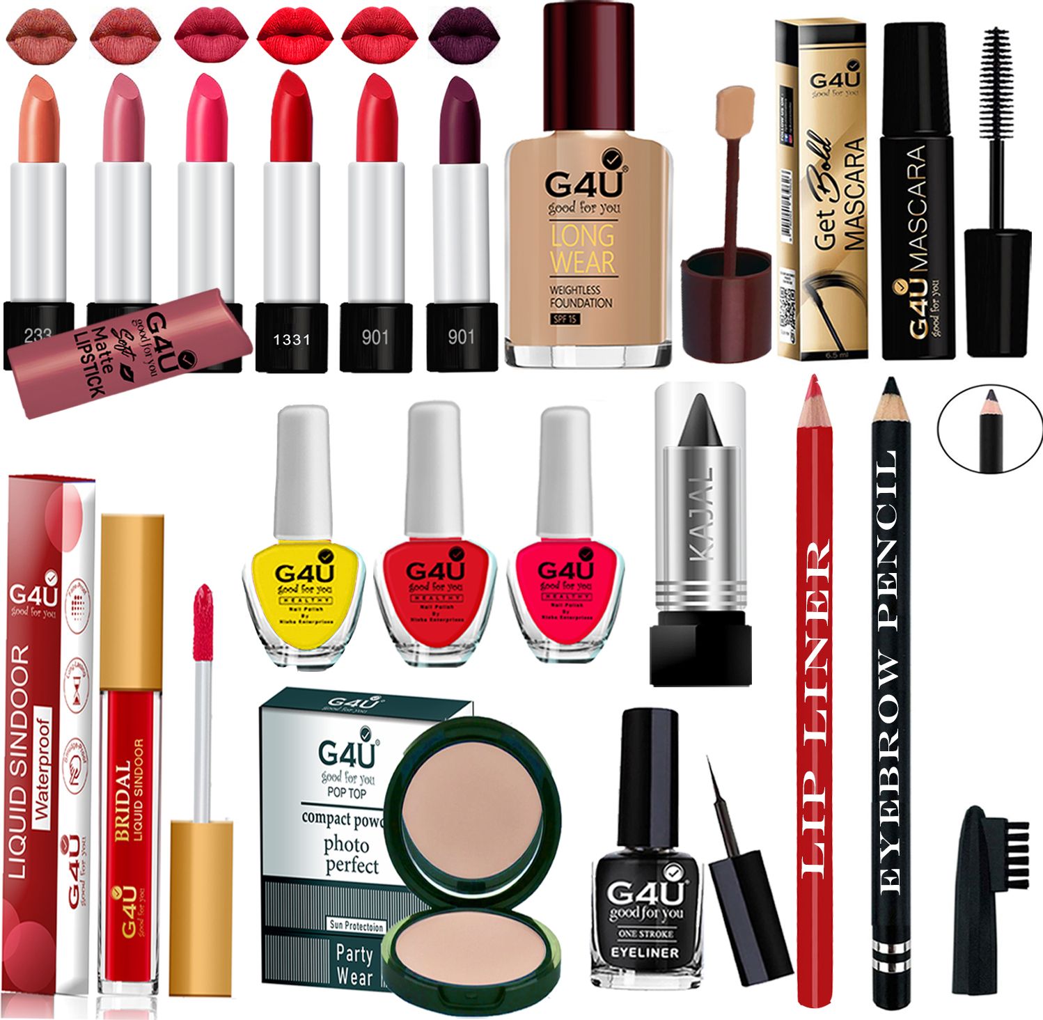 g4u Festive Ready Makeup kit for Woman and full beauty set for girls A27-picture-33
