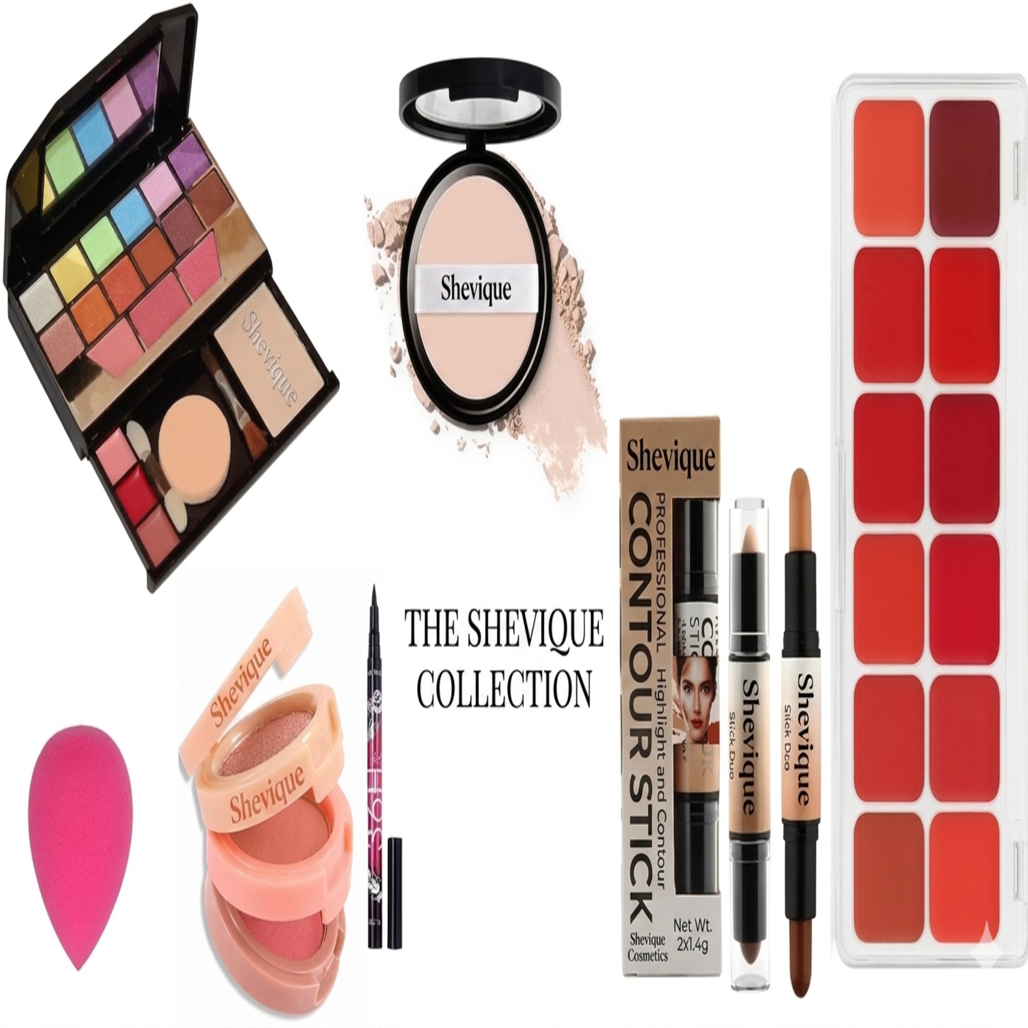 shevique Makeup combo for Girls and women ( Pack of 7 )-picture-24