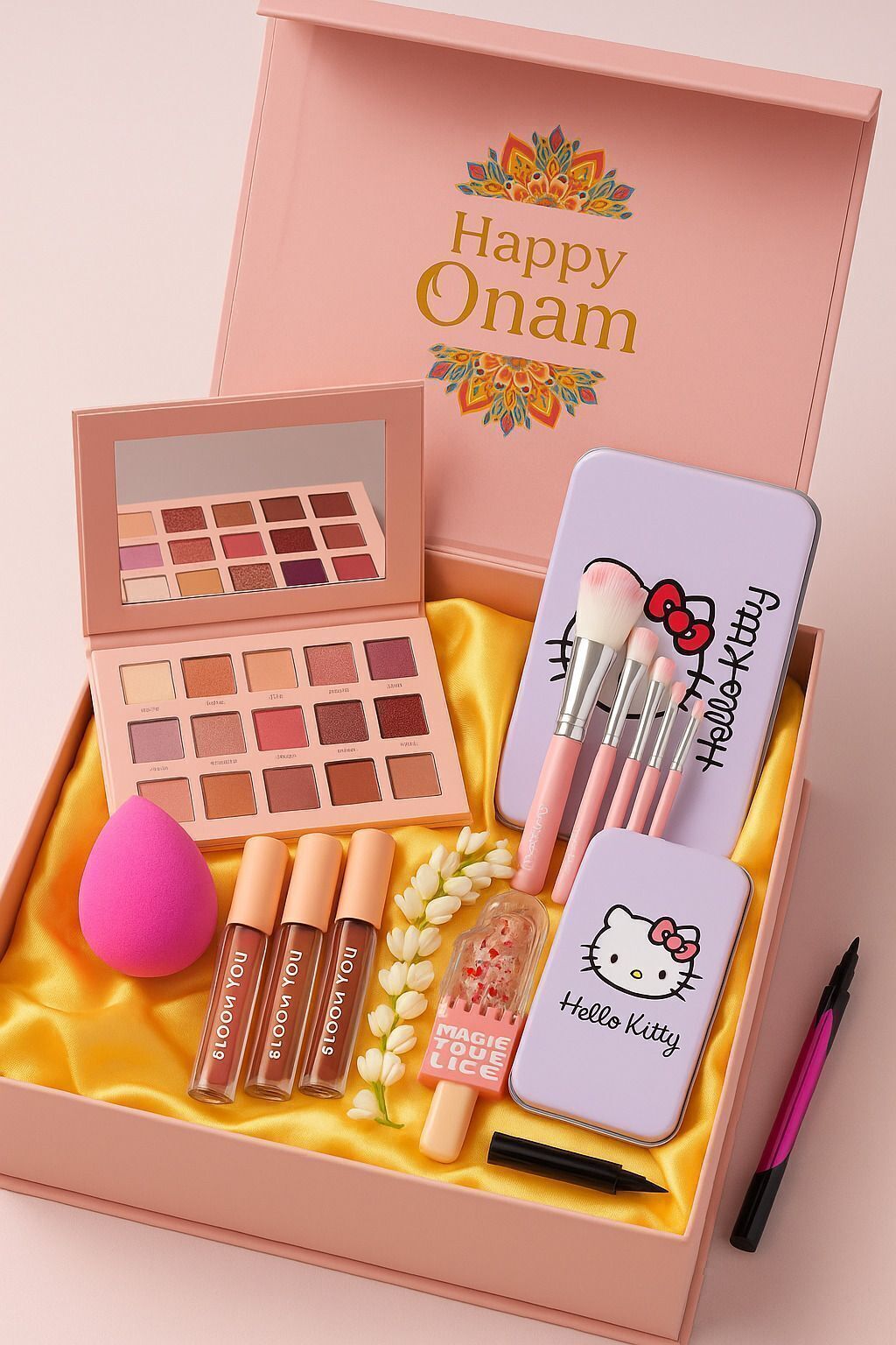 Happy Onam Special Makeup Gift Box for Women-image-28