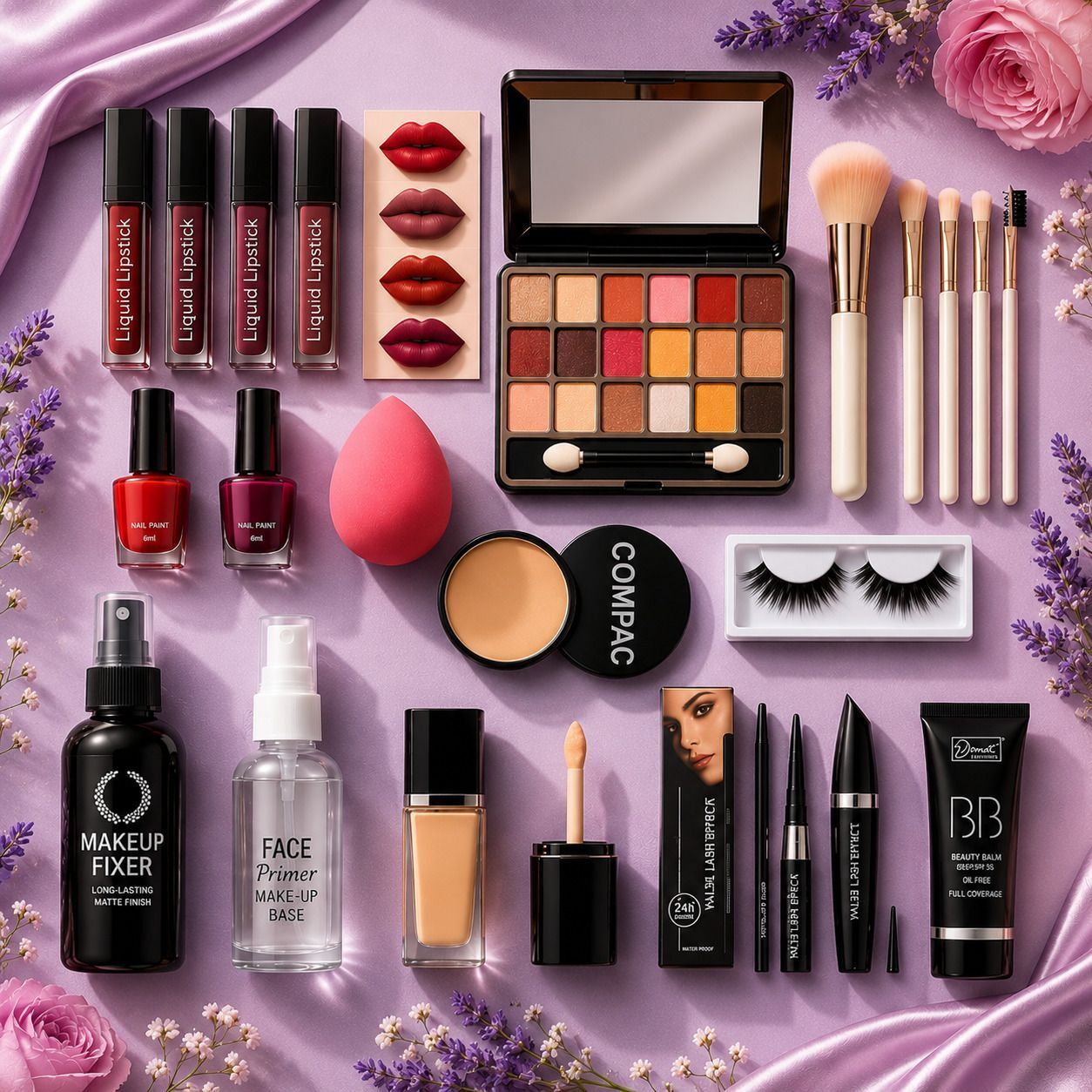 fusion fly Premium Beauty Makeup Kit with Face, Eye & Lip Essentials-picture-7