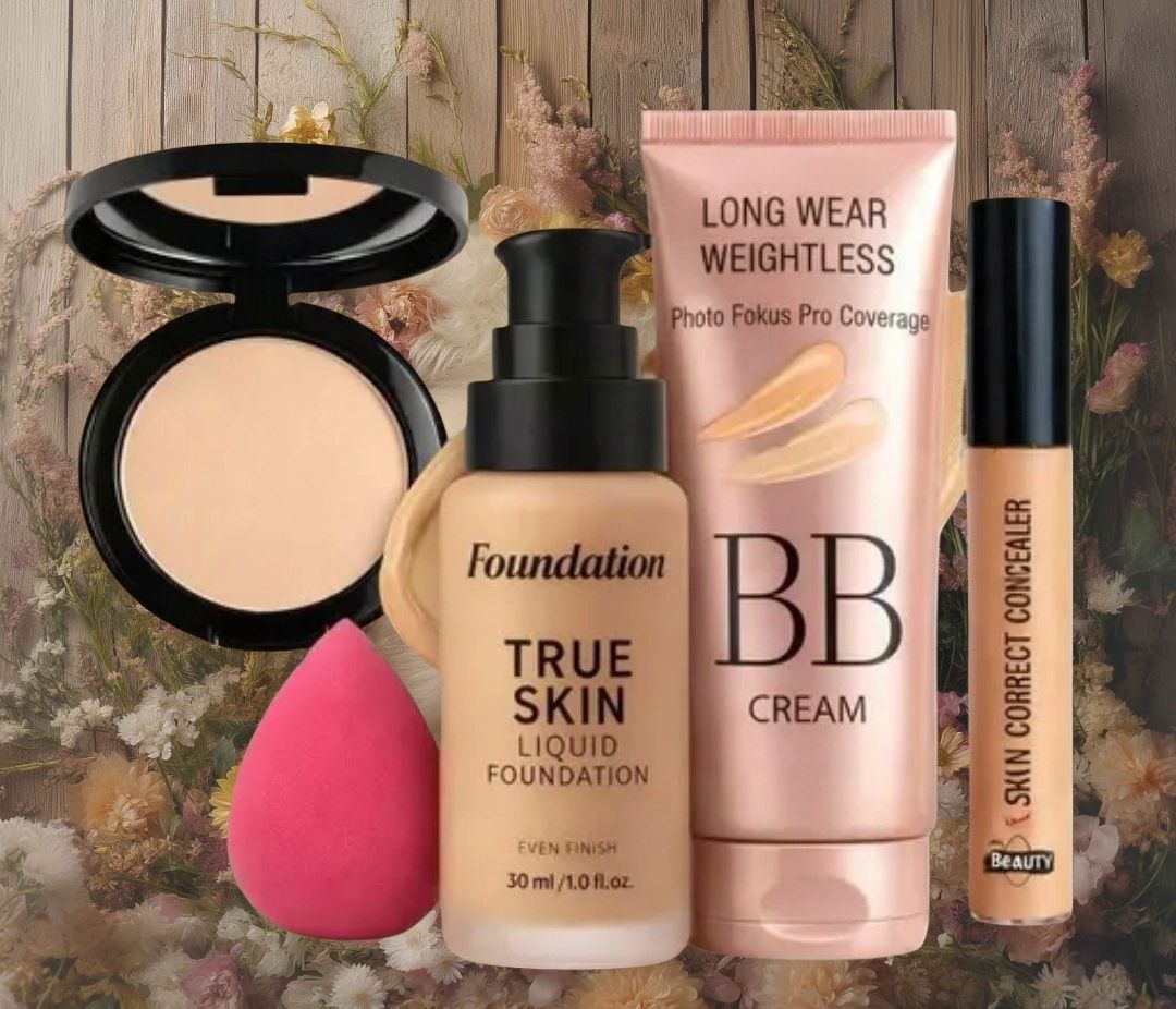 huge leaf NEW TRENDY FACE FOUNDATION MAKEUP COMBO00334-picture-37