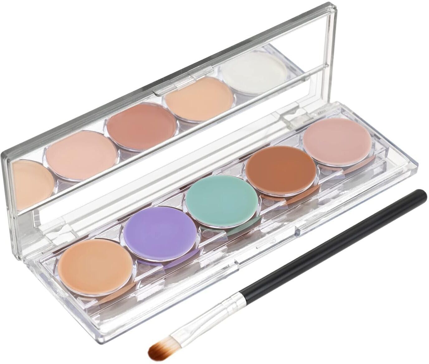 Jelly Compact powder & 5Clr Concealer Gel Compact & Concealer for Dark Circles-image-31