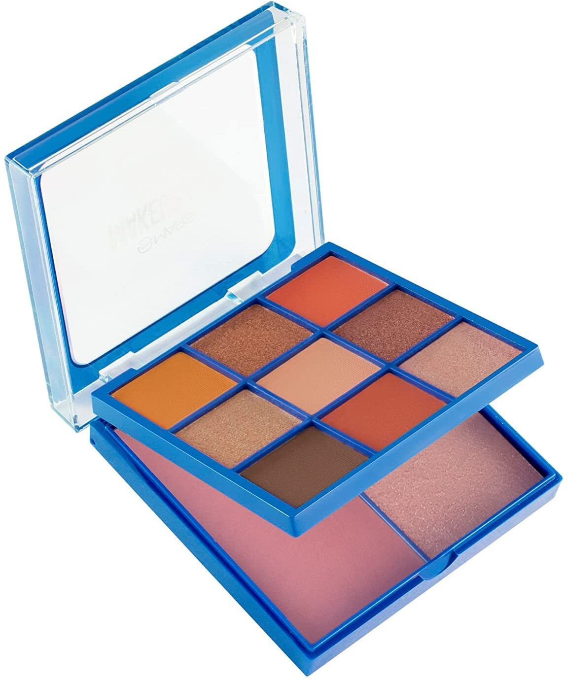 mars 9 Highly Pigmented Eyeshadows with Blusher and highlighter | Attached Mirror image 1