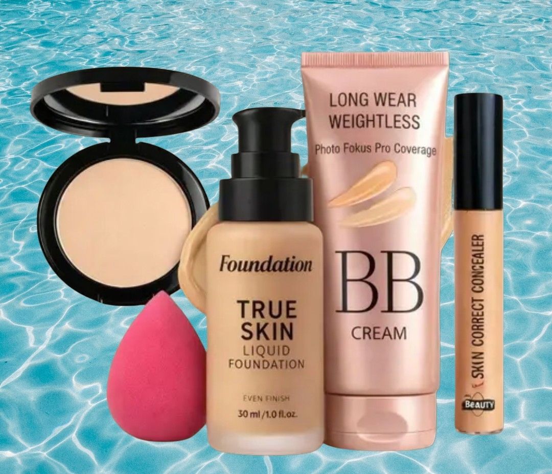 huge leaf NEW TRENDY FACE FOUNDATION MAKEUP COMBO34-picture-24