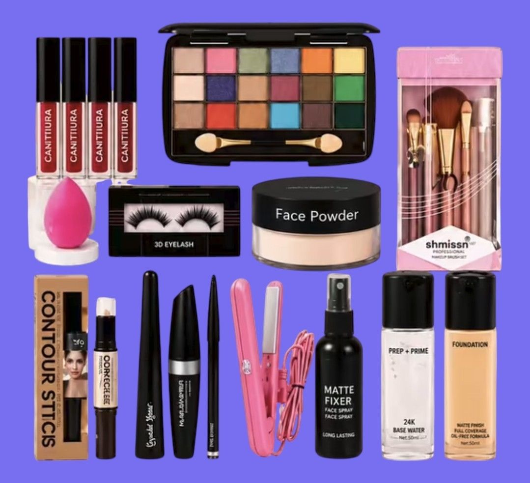 brown blush Full Beauty Transformation Makeup Kit-picture-22