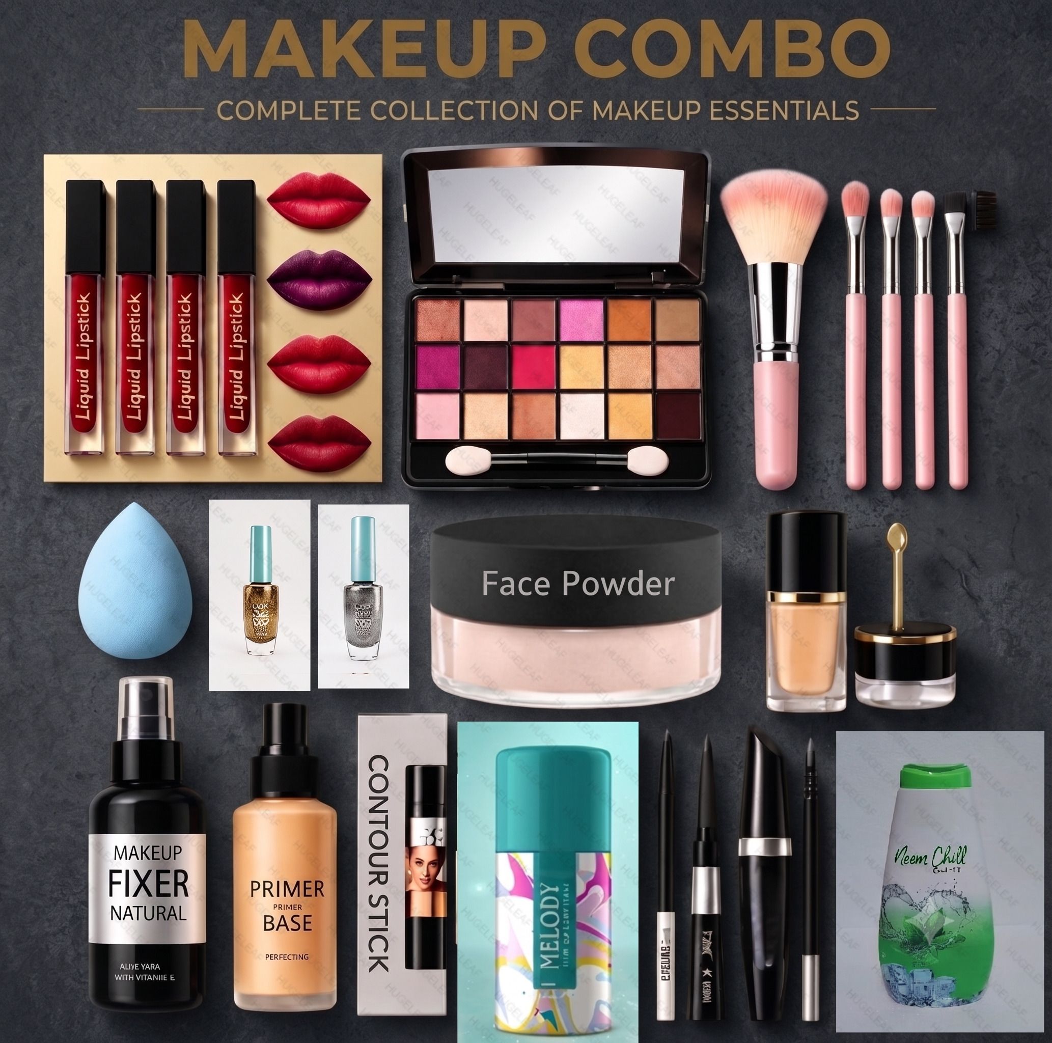 huge leaf NEW NEEEM MAKEUP COLLECTION-picture-1