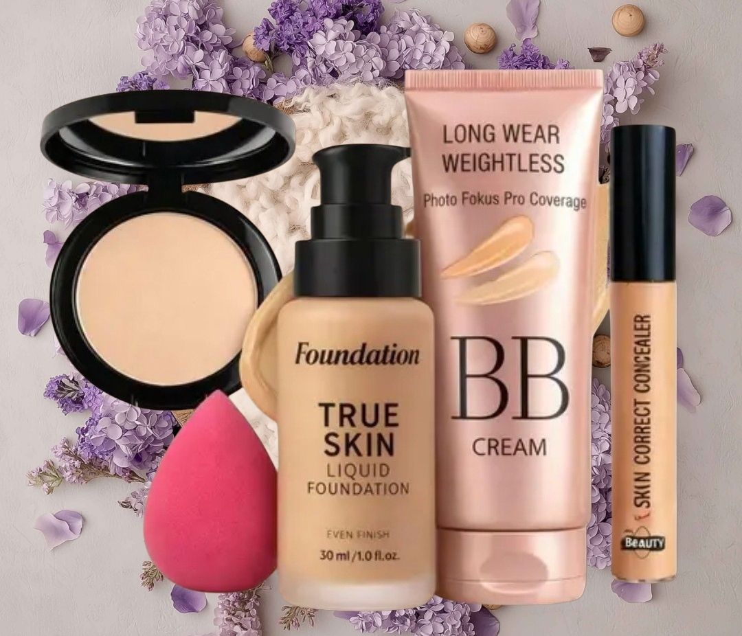 huge leaf NEW TRENDY FACE FOUNDATION MAKEUP COMBO22-picture-21