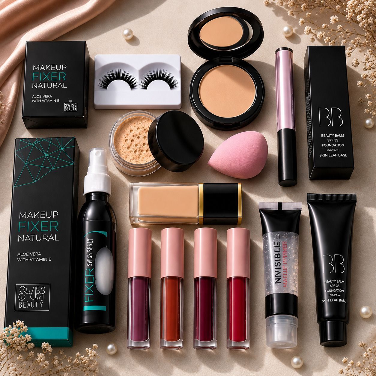 fusion fly Professional Full Face Makeup Kit with Beauty Essentials-picture-29