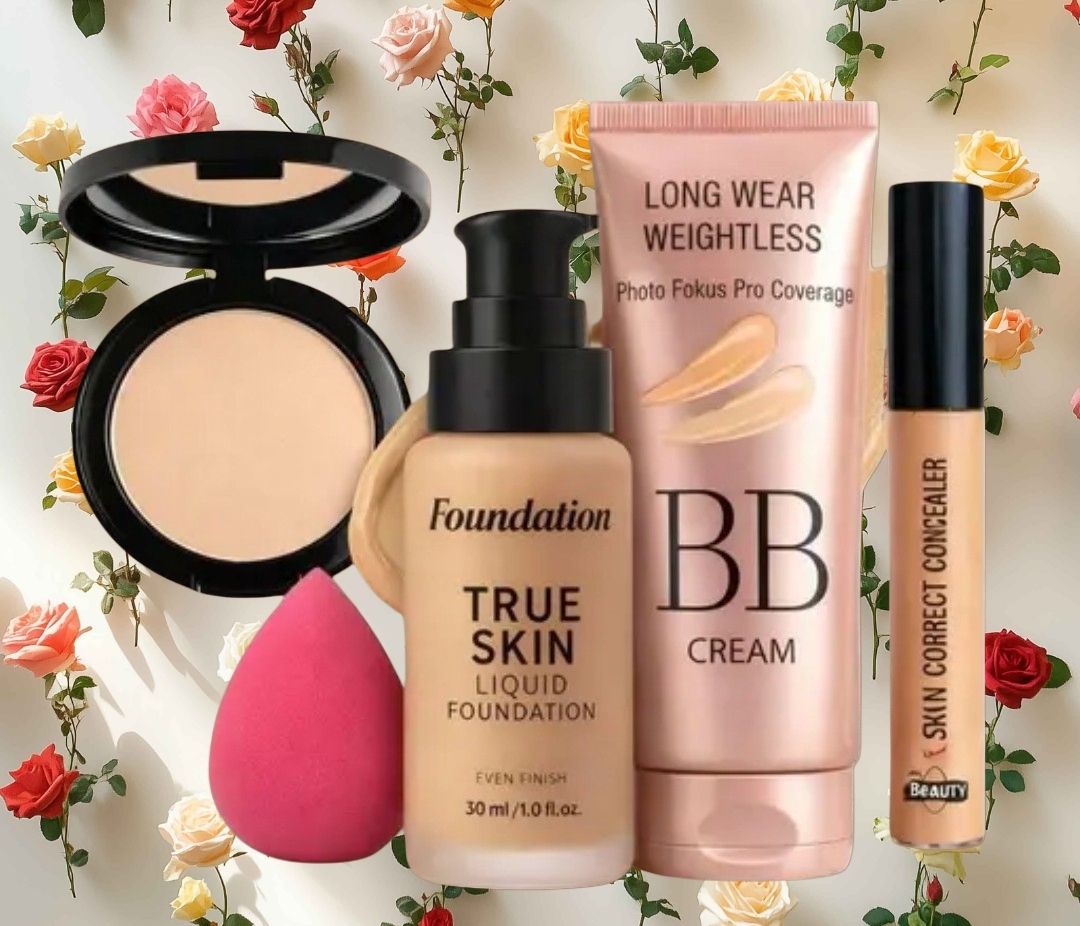 huge leaf NEW TRENDY FACE FOUNDATION MAKEUP COMBO17-picture-36