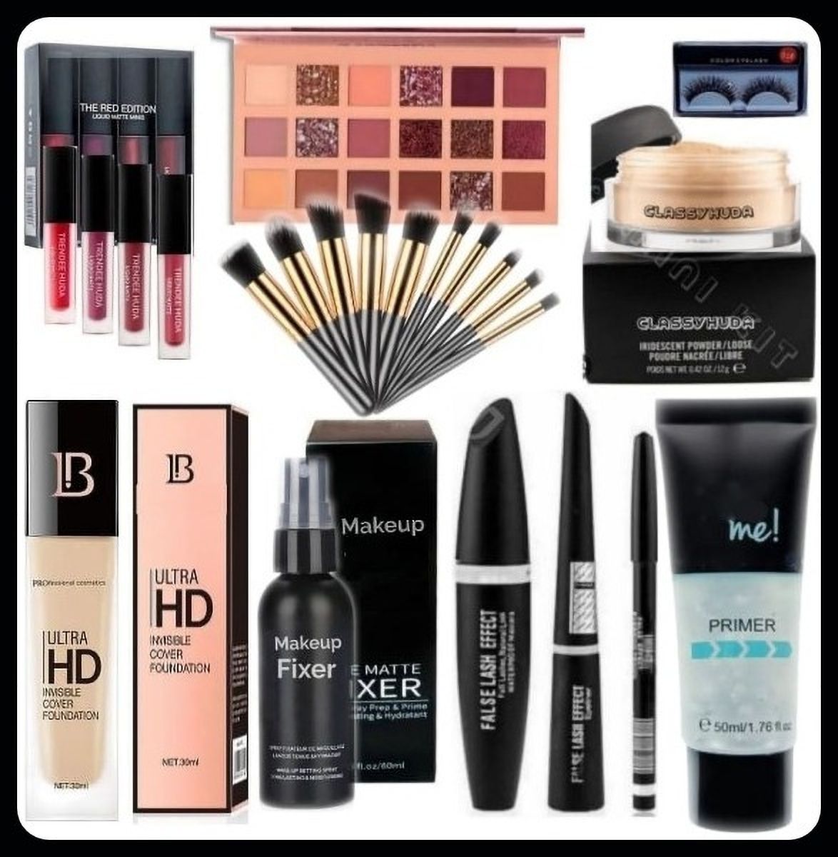 huge leaf Professional HD Makeup Kit Combo Full Set With All Products_KX296-picture-34
