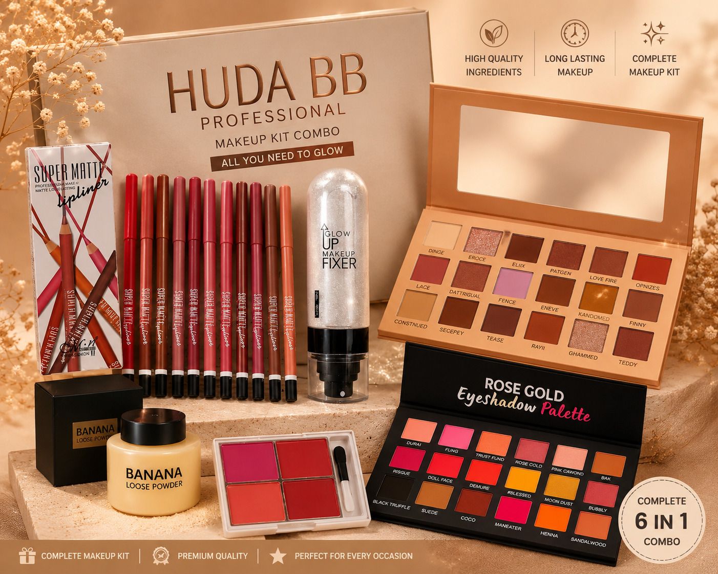 huda.bb Professional HD Waterproof Makeup Kit Combo For Women-picture-39