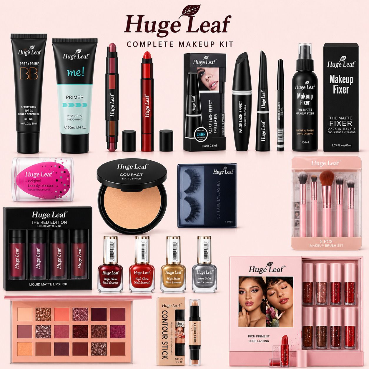 huge leaf Full Professional Makeup Set - Premium Quality Cosmetics Collection-picture-33