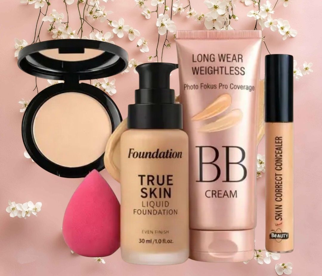 huge leaf NEW TRENDY FACE FOUNDATION MAKEUP COMBO13-picture-18