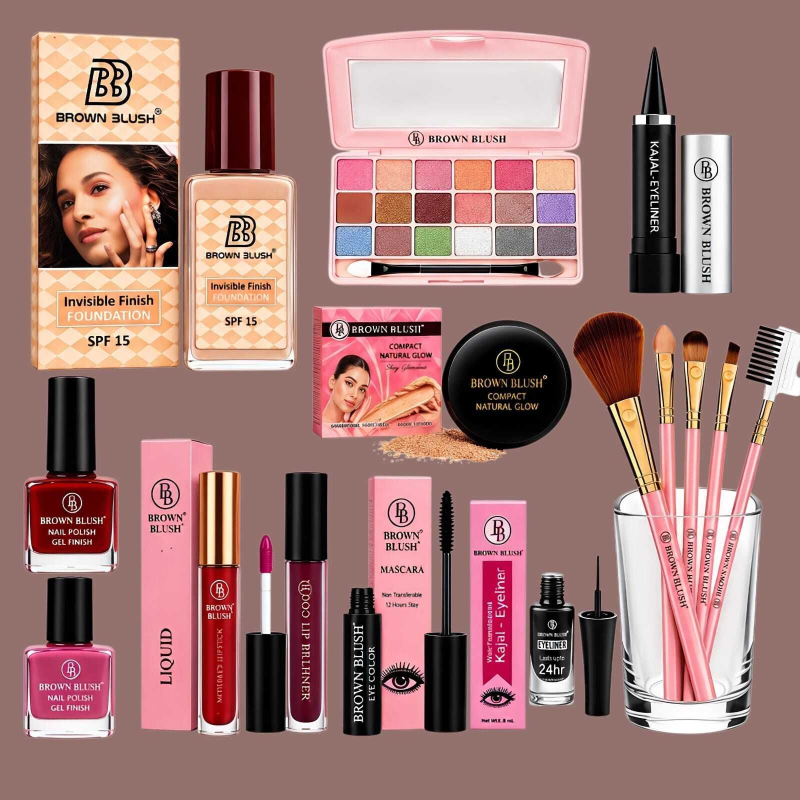 brown blush Ultimate Glam & Glow Beauty Kit-picture-43
