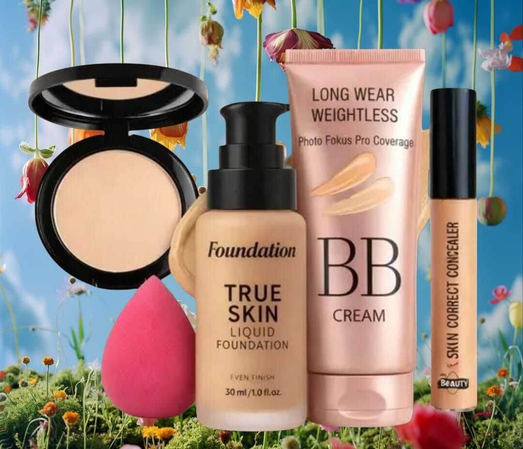 huge leaf NEW TRENDY FACE FOUNDATION MAKEUP COMBO40-picture-20