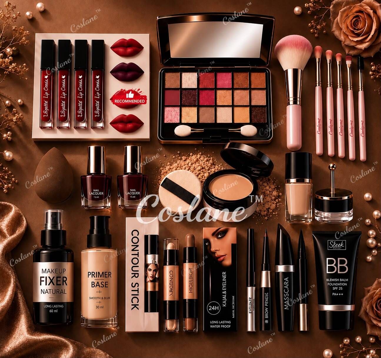 coslane Ultimate Glam 12 in 1 Makeup Combo (12 items in the set)-picture-33