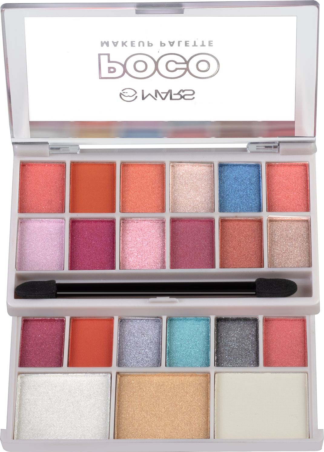 mars Poco Makeup 18 Shade Eyeshadow With Highlighter Blusher and Compact-picture-33