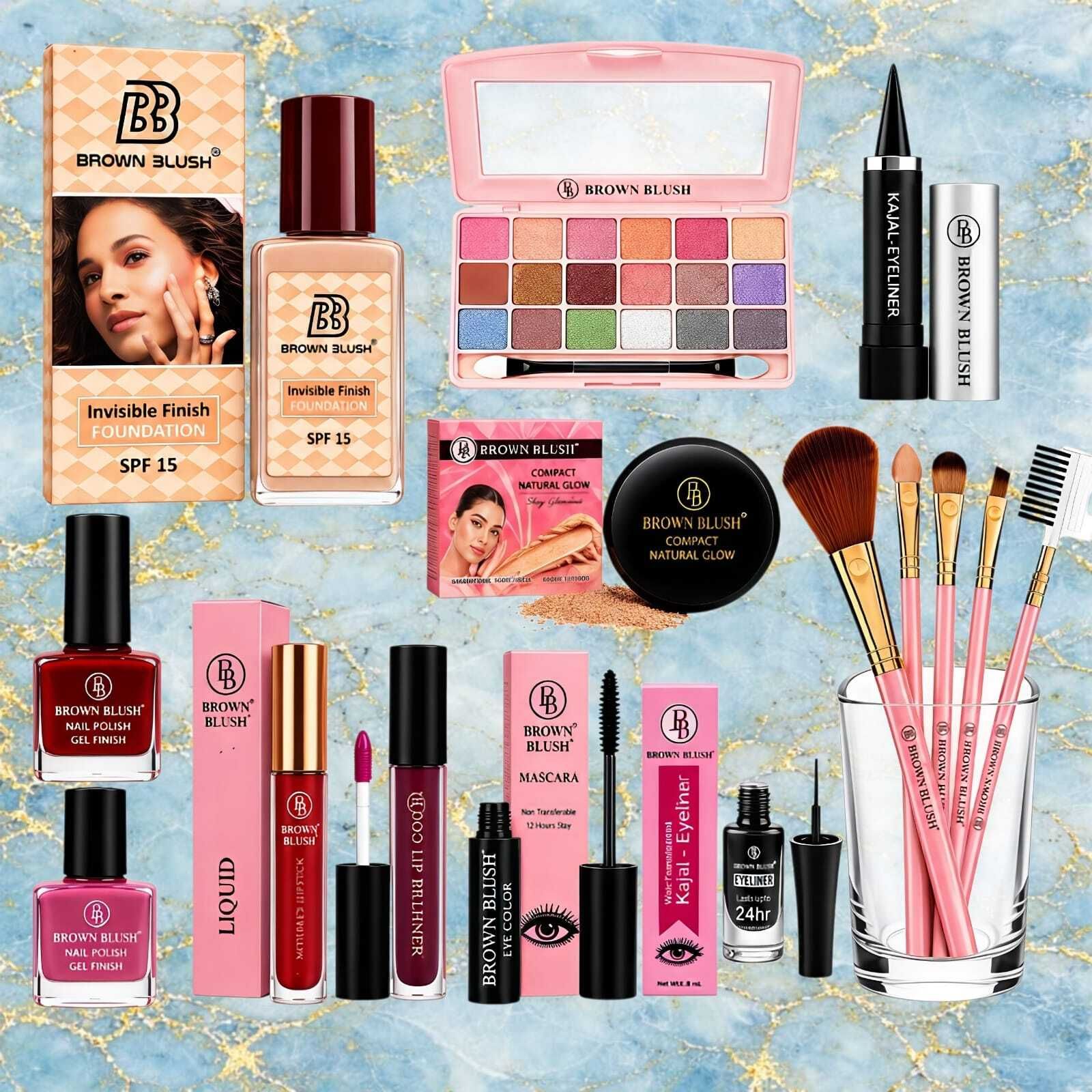 brown blush Premium Everyday Beauty Combo Set-picture-23