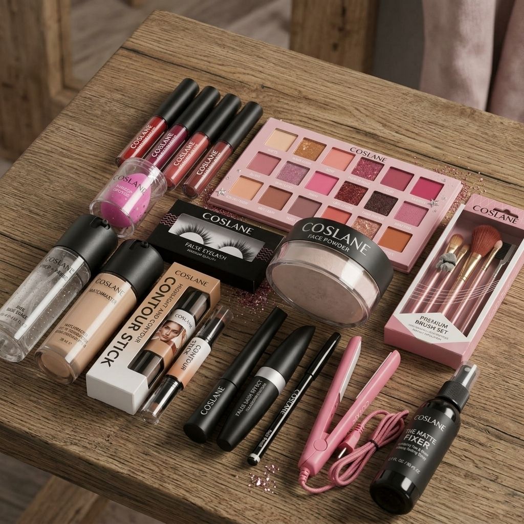 coslane Glamorous Beauty Collection with Eye & Face Makeup-picture-18