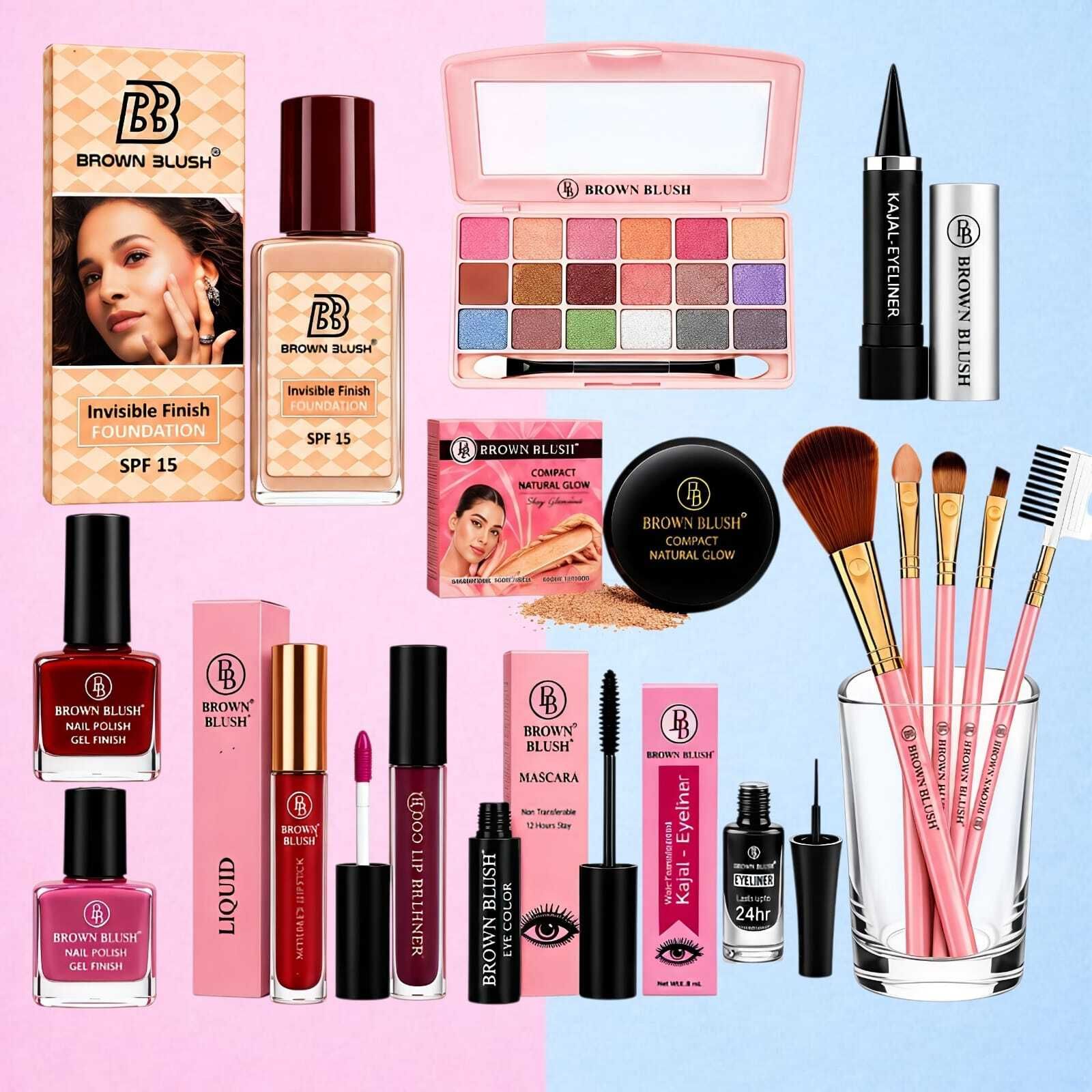 brown blush Makeup Lover's Complete Beauty Kit-picture-24