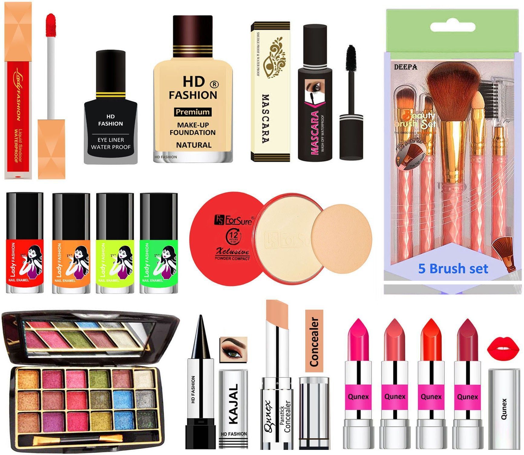 lady fashion 21 in One Makeup Kit for Girls & Modern Womens MKTC23A1018-picture-41