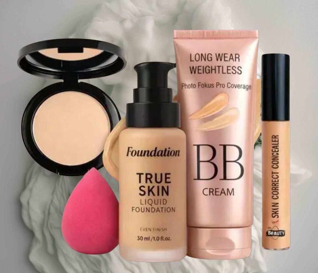 huge leaf NEW TRENDY FACE FOUNDATION MAKEUP COMBO36-picture-11