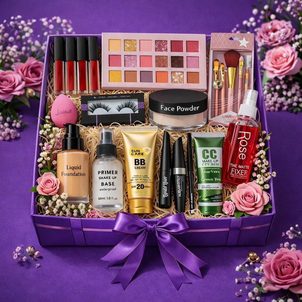 roseflix doting vision Premium Quality Face Makeup Combo Pack Of 12Pcs-picture-20
