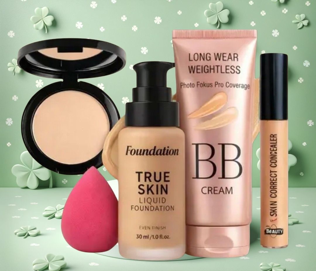 huge leaf NEW TRENDY FACE FOUNDATION MAKEUP COMBO45-picture-22