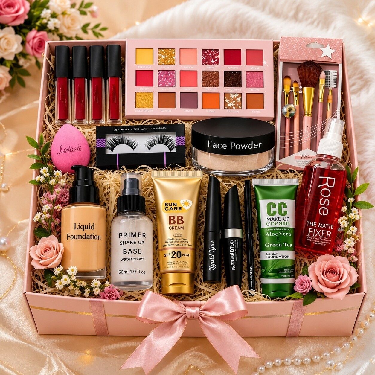 Luxury Bridal Beauty Gift Makeup Set-image-4