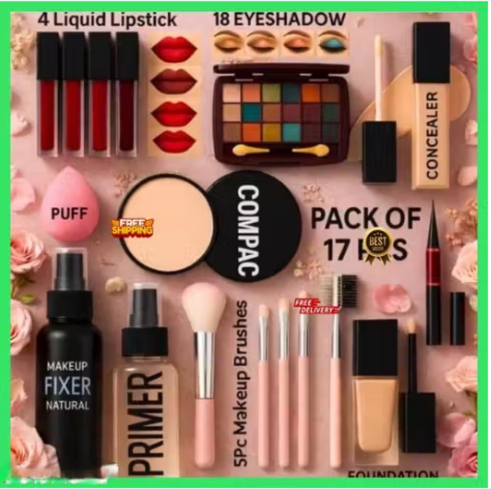 cismoline All-in-One Professional Makeup Kit for Women-picture-12