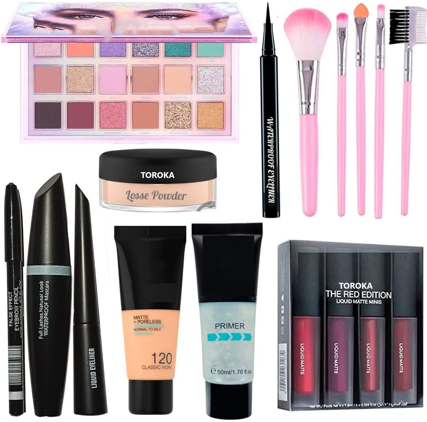 toroka New Makeup Kit for Women Girls Makeup Products Gift Set-picture-30