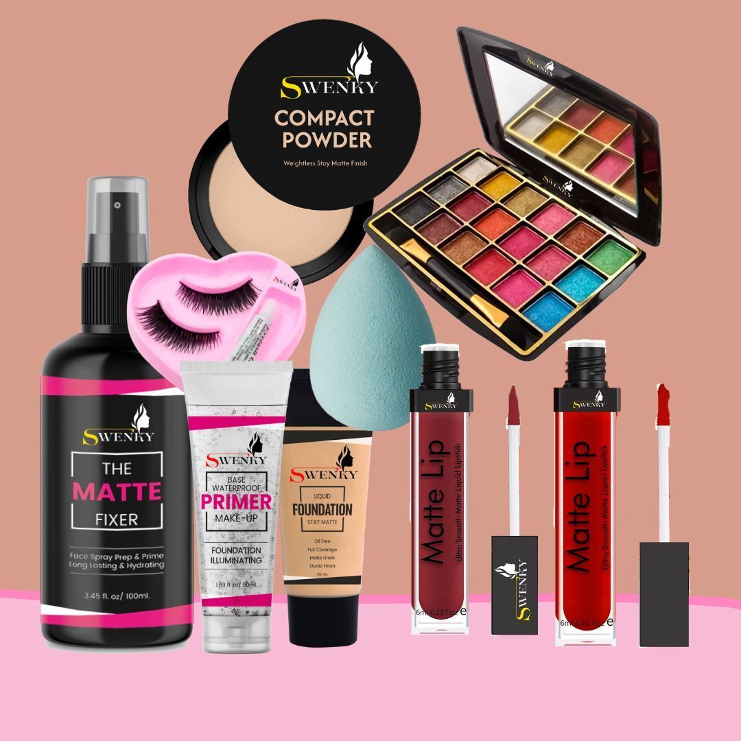 waterproof makeup combo for women & girls 9item in package