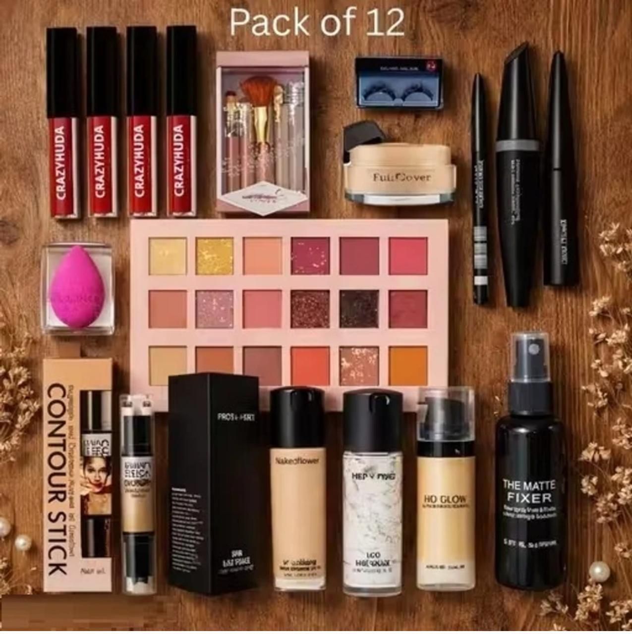coslane "All-in-One Professional Bridal Makeup Combo Kit - Pack of 12"-picture-10