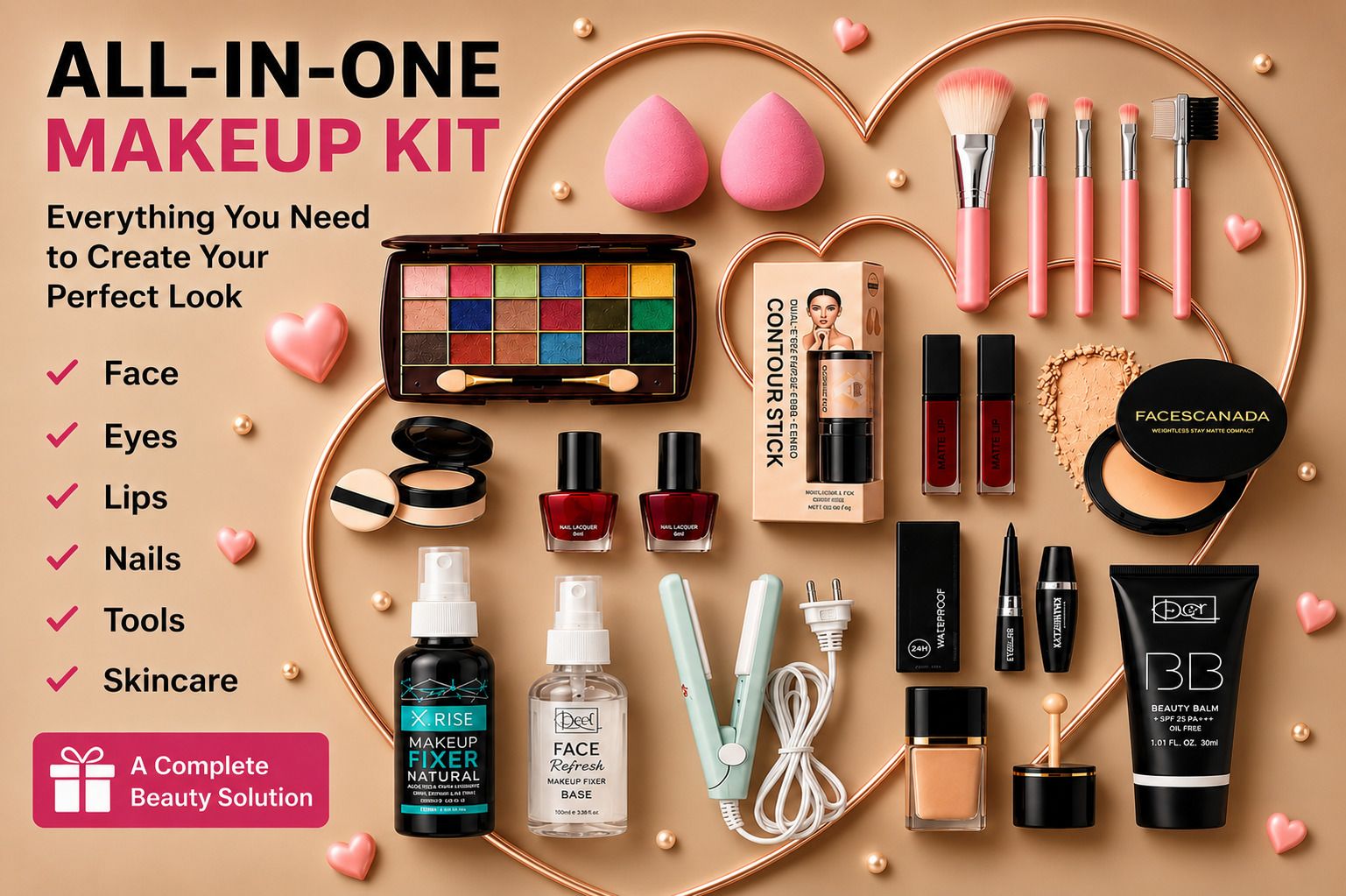 vigze The Cosmetics Makeup Kit-picture-2