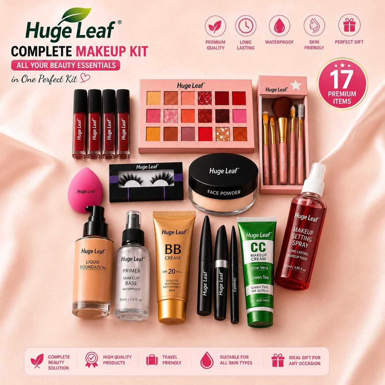 huge leaf Long-Lasting & Waterproof Professional Cosmetics Bundle-picture-40
