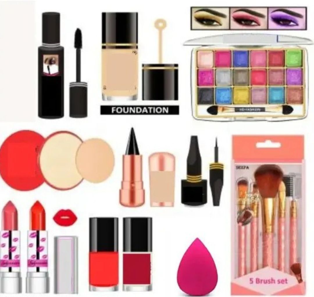all in one daily use face makeup kit full set for girls & women