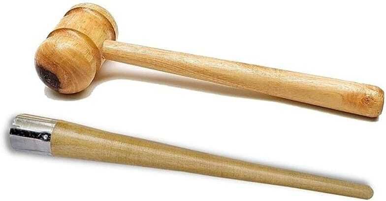 Cricket Bat Grip Cone & Knocking Hammer Bat Mallet Wooden Bat Mallet-image-8