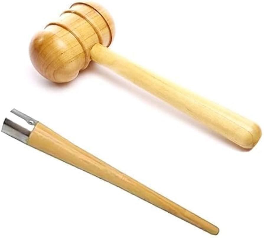 optimus Cricket Bat Knocking Wooden Mallet Grip Cone Gripper - C Wooden Bat Mallet-picture-39