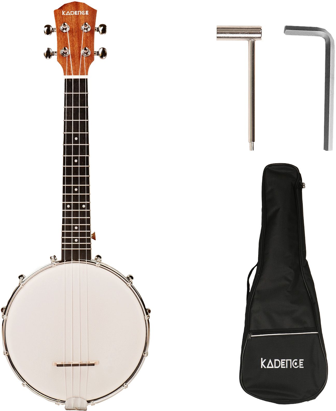 Kadence KBAN-UK24-4 Bowl-back Oval Hole Mandolin-picture-19