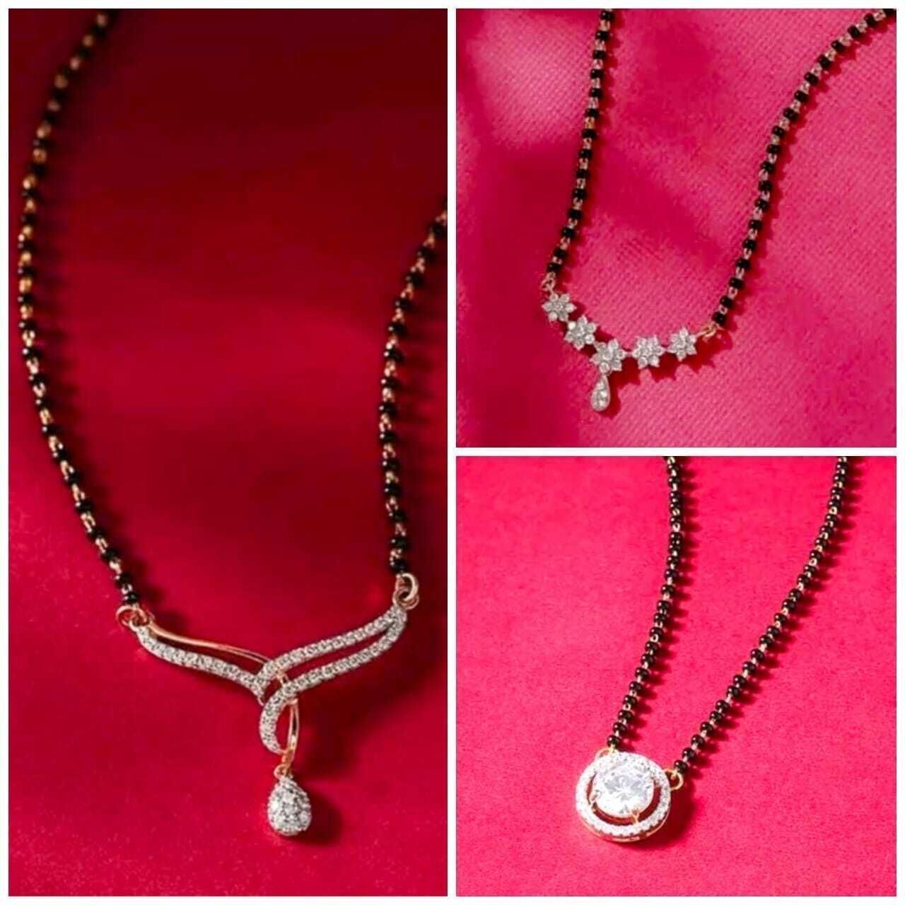 shiv shakti supreme 4. Stylish Combo Set – Bestselling Daily Wear Mangalsutra Pack Alloy Mangalsutra-picture-15