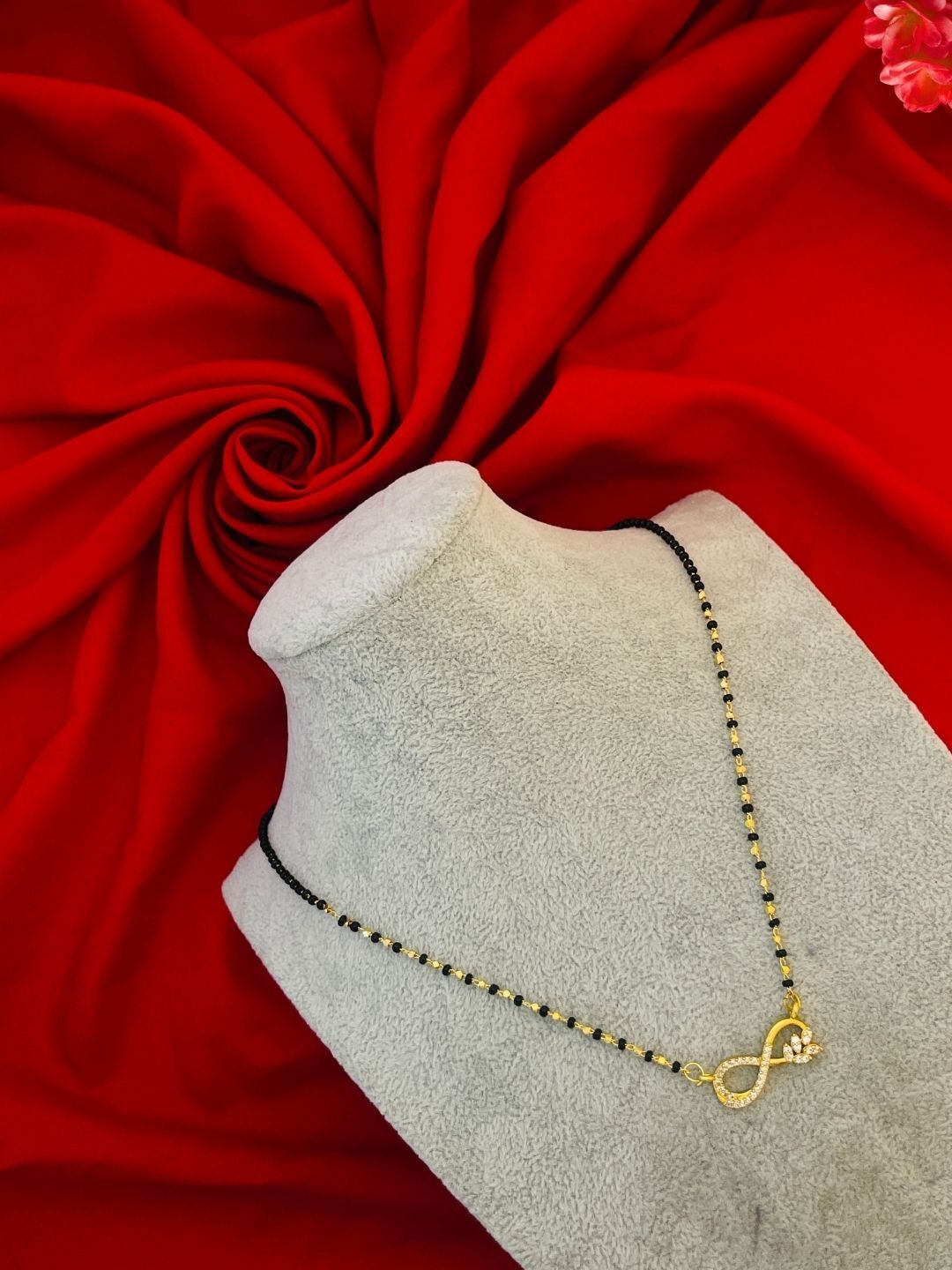 A.D. 18 inch short mangalsutra for women Brass Mangalsutra-image-4